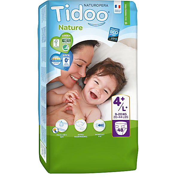 Image of Tidoo Nature Luiers Maat 4+ 9-20kg