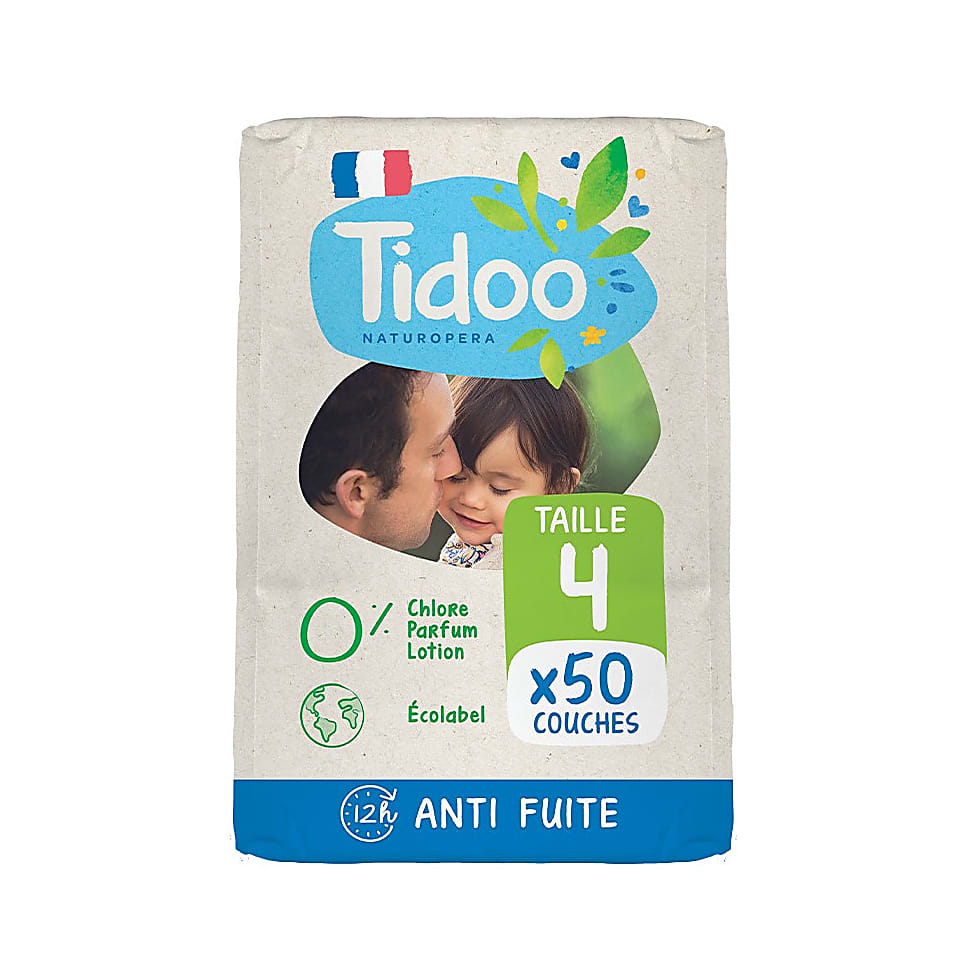 Image of Tidoo Nature Luiers Maat 4 - Maxi 7-18kg