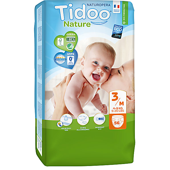 Image of Tidoo Nature Luiers Maat 3 - Midi 4-9kg