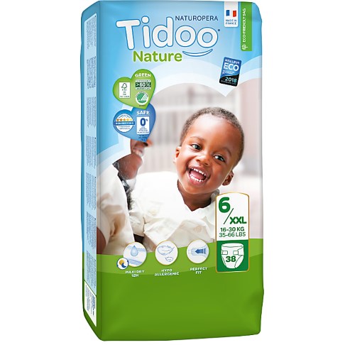 Tidoo Nature Luiers Maat 6 - XL (16-30kg)