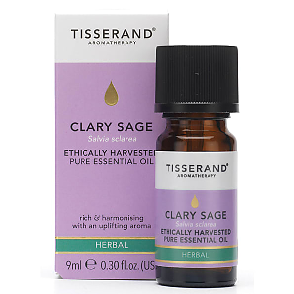 Image of Tisserand Clary Sage Ethically Harvested Ess. Oil 9ml - verwarmend