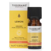 Tisserand Lemon Organic Essential Oil 9ml - verfrissend