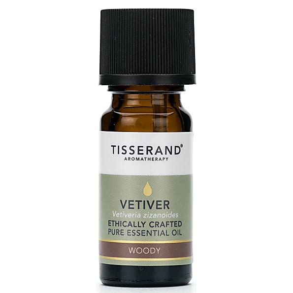 Image of Tisserand Vetiver Essential Oil 9ml