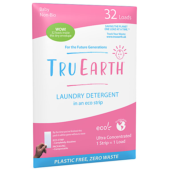 Image of Tru Earth Eco Wasstrips Baby 32 wasbeurten