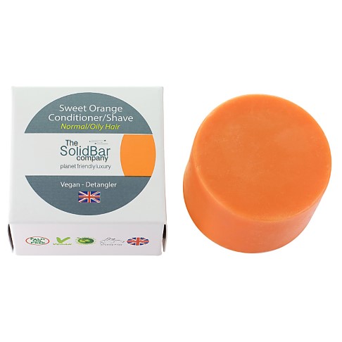 The Solid Bar Company Essential Orange Shampoo (normaal & vet haar) - Large