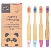 Wild & Stone Kids Tandenborstel 4 stuks - Snoepkleur