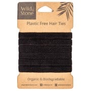 Wild & Stone Plasticvrije Haarelastiekjes - Zwart