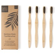 Wild & Stone Bamboe Tandenborstels 4 stuks - Wave Bristles - Hard