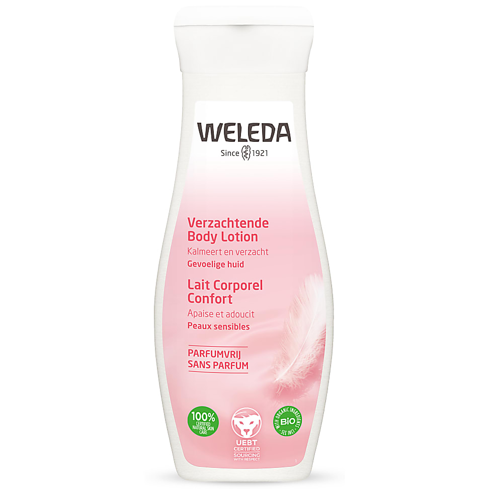 Image of Weleda Verzachtende Body Lotion Weleda Almond Soothing Bodylotion ...