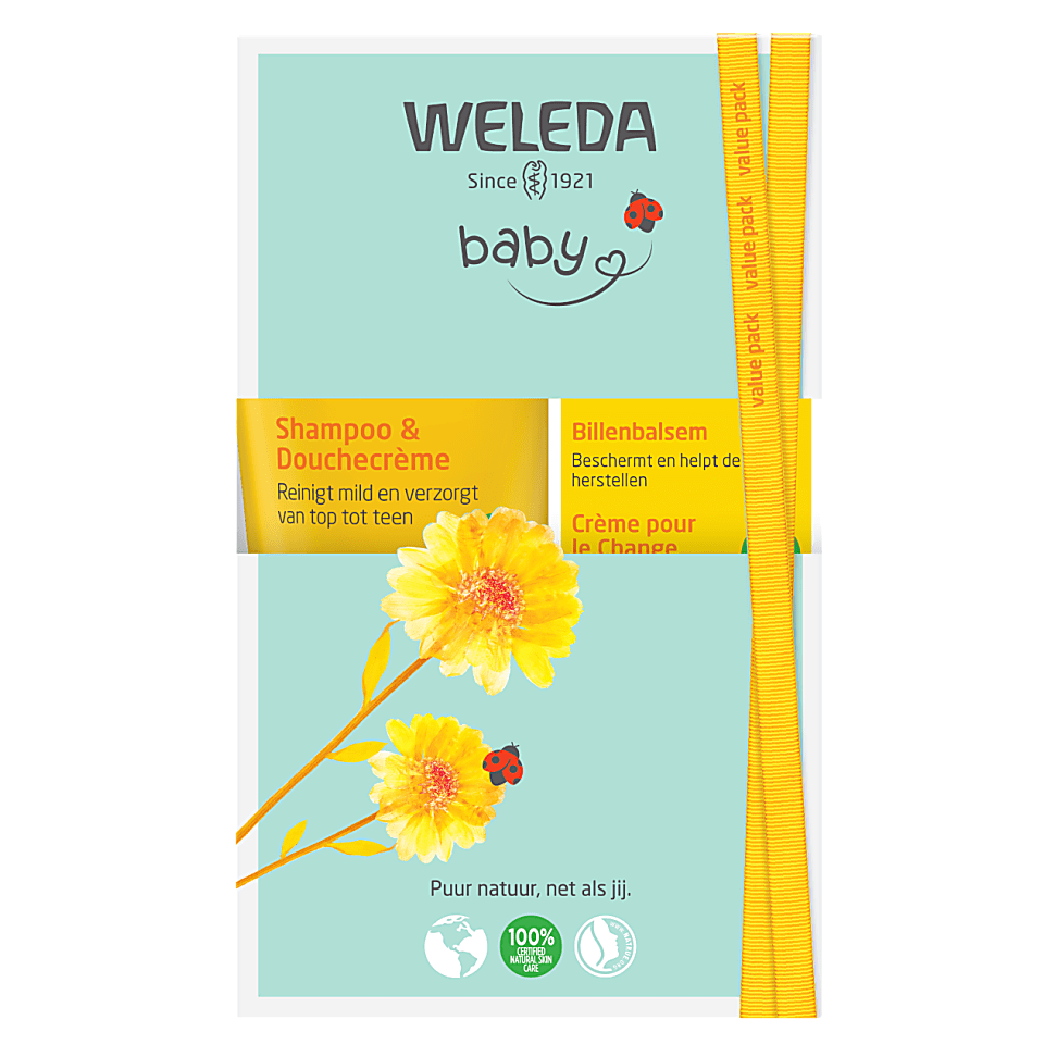 Image of Weleda Voordeelset Baby Billenbalsem/Shampoo & Douchecreme