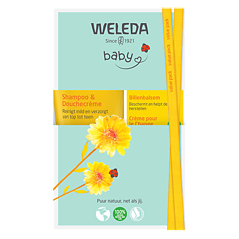 Weleda Voordeelset Baby Billenbalsem/Shampoo & Douchecrème