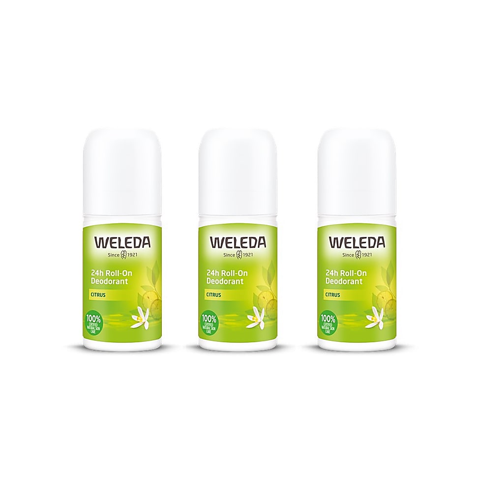 Image of Weleda Citrus 24h Roll-On Deodorant Voordeelset
