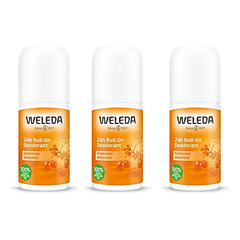 Weleda Duindoorn 24h Roll-On Deodorant Voordeelset