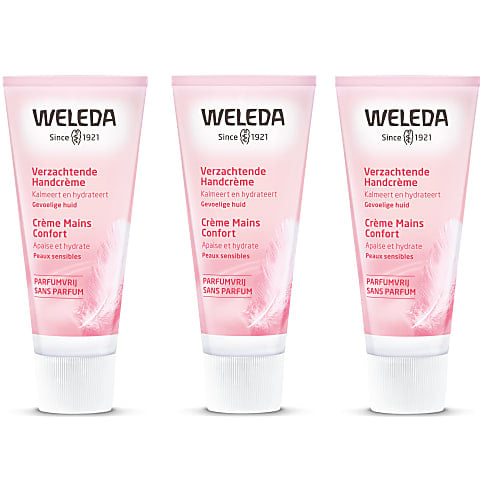 Weleda Verzachtende Handcrème Parfumvrij Voordeelset