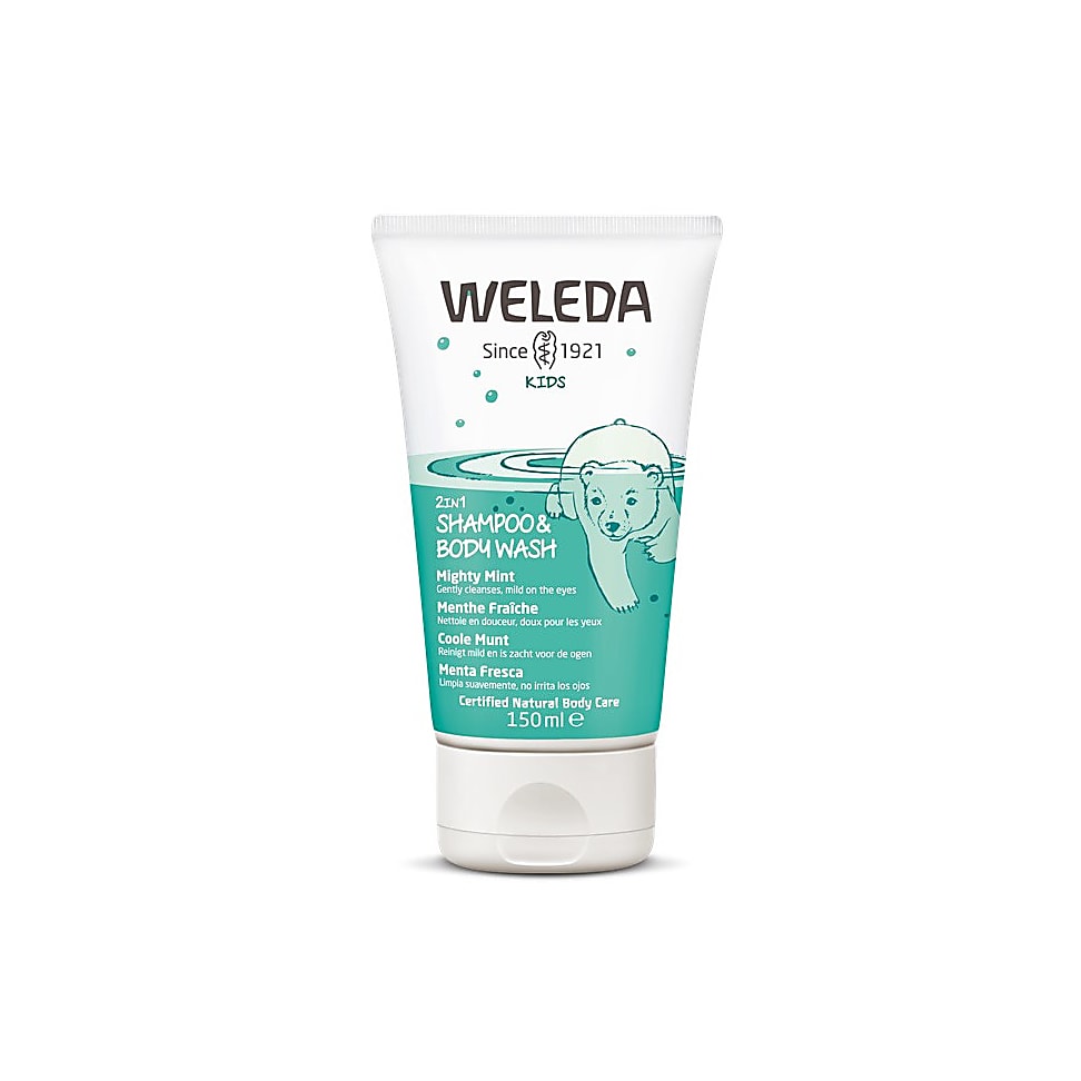 Image of Weleda kids 2in1 Shampoo & Bodywash Coole Munt