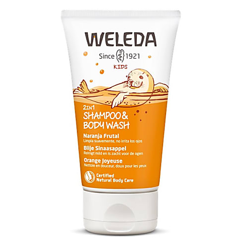 Weleda Kids 2in1 Shampoo & Body Wash Blije Sinaasappel