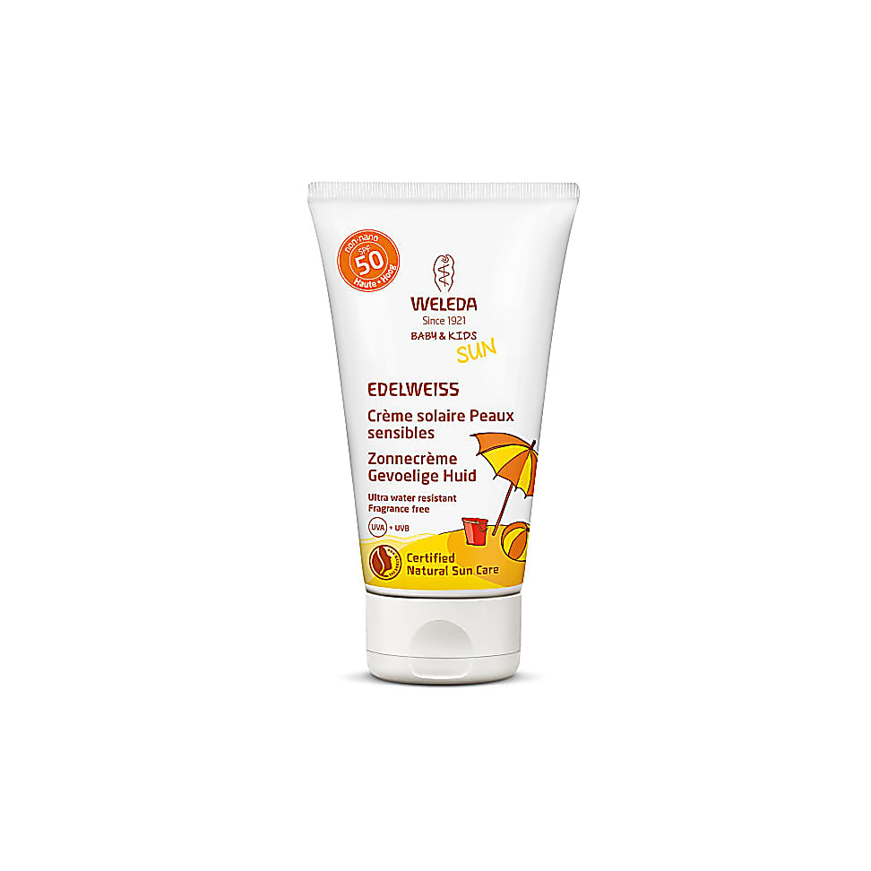 Image of Weleda Edelweiss Zonnecreme Gevoelige Huid SPF 50