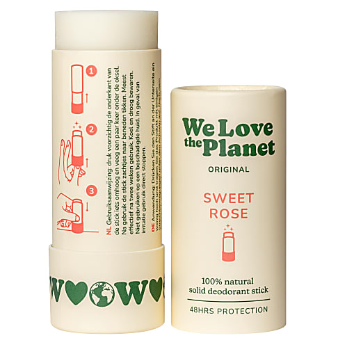 We Love The Planet Deodorant Stick Sweet Rose 40g