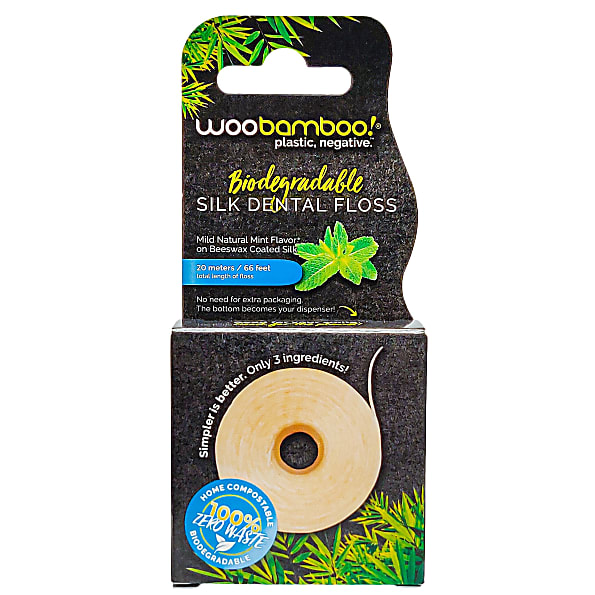 WooBamboo Eco Flosdraad Munt - 20 Meter