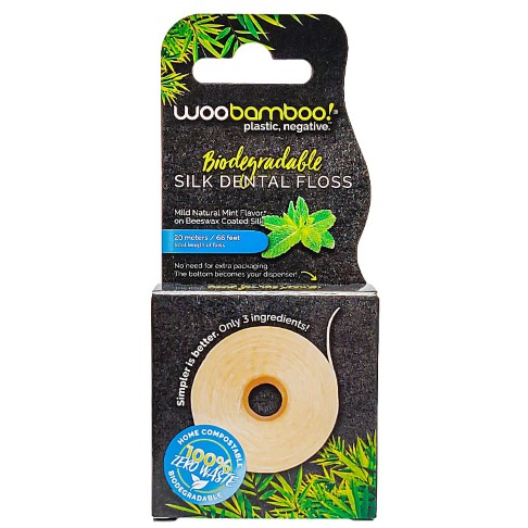 WooBamboo Eco Flosdraad Munt - 20 Meter