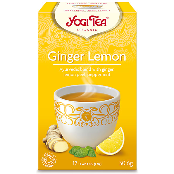 Yogi Tea Ginger Lemon 17 Zakjes yogi tea kopen in de aanbieding