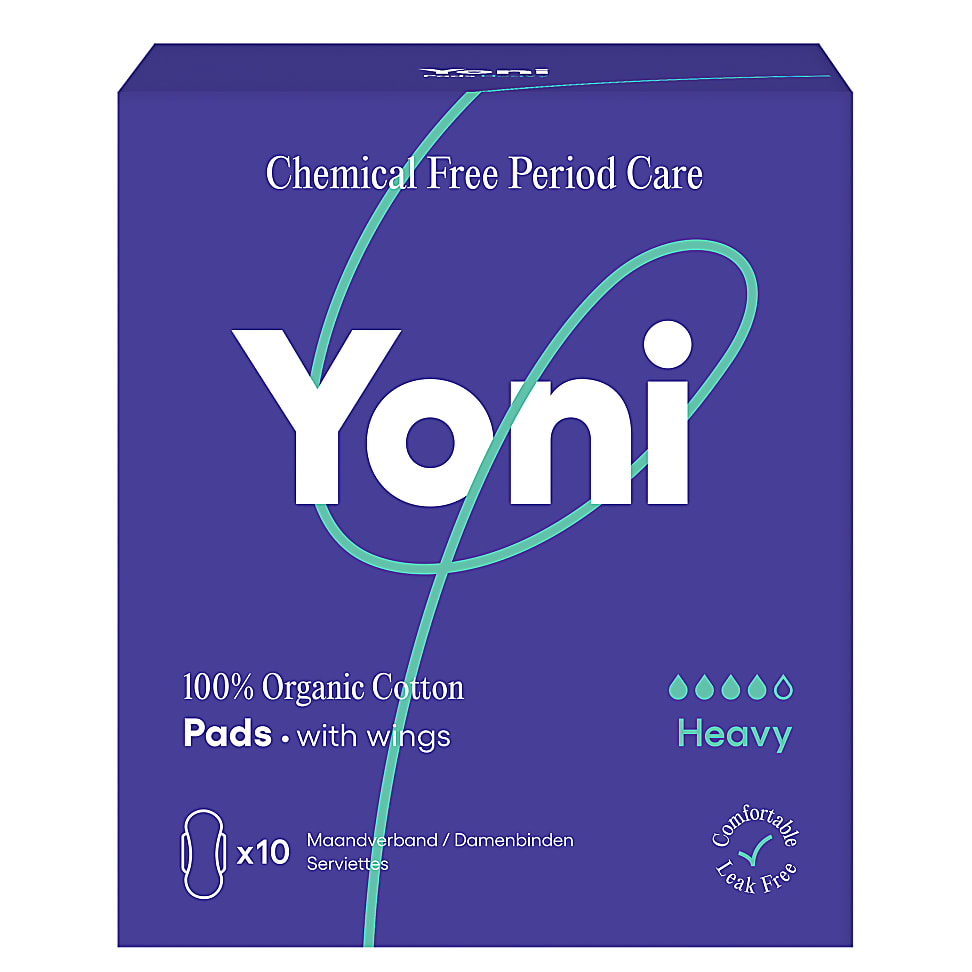 Yoni Biologisch Katoenen Maandverband Heavy 10 stuks 8717953157768