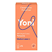 Yoni Biologisch Katoenen Tampons Medium (16 stuks)