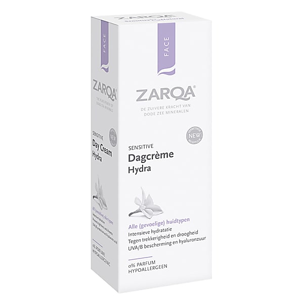 Image of Zarqa Dagcreme Hydra 50ml gevoelige, droge huid