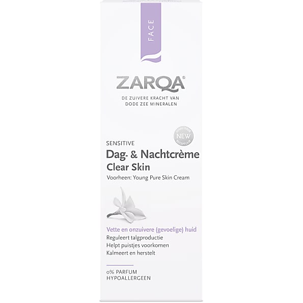 Zarqa Dag En Nachtcreme Clear Skin Onzuivere Huid 75 Ml zarqa kopen in de aanbieding