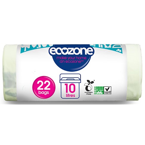 Ecozone Eco Afbreekbare Zakken 10L (22 zakken)