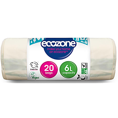 Ecozone Eco Afbreekbare Zakken 6L (20 zakken)