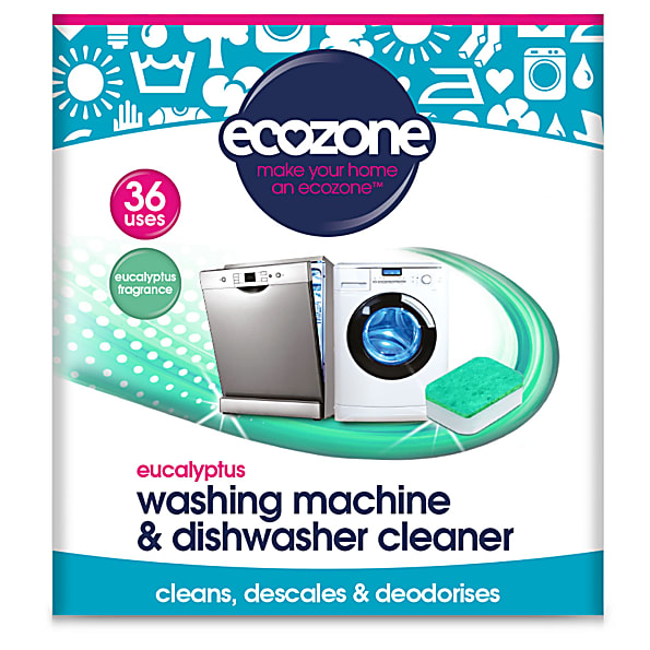 Image of Ecozone Eucalyptus Wasmachine & Vaatwasser Reiniger 36 tabletten