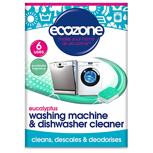 Image of Ecozone Eucalyptus Wasmachine- & Vaatwas Machinereiniger 6 tabletten