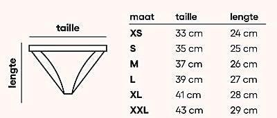 Size-chart-NL Size-chart-NL